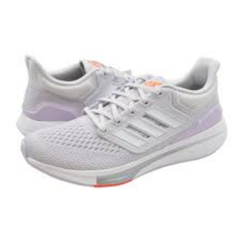 NEW ADIDAS EQ21‎ WOMEN'S RUNNING SHOES DASH GRAY PURPLE 5.5